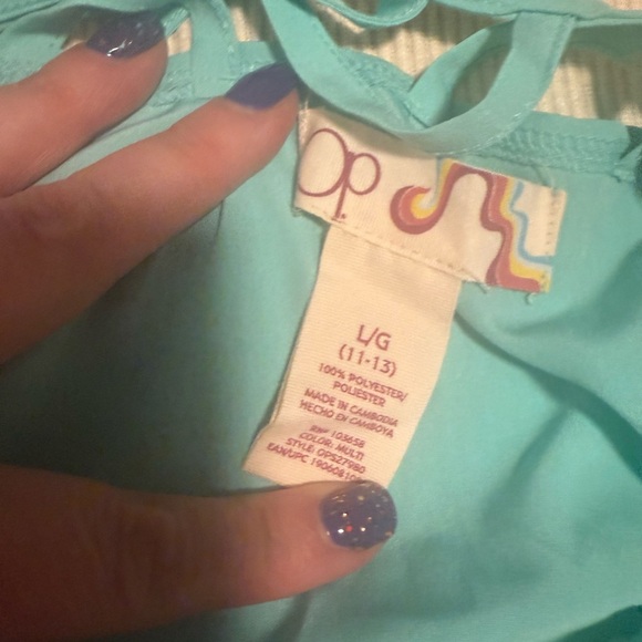 OP Multicolor Palm Tree Swim Coverup - Picture 5 of 6
